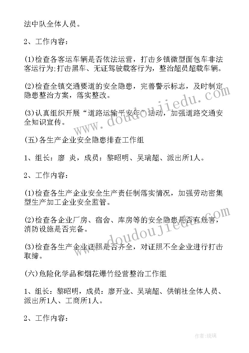 酒类检查工作计划表 检查工作计划(精选7篇)