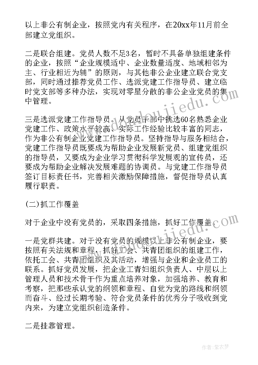 2023年社区非公企业党建工作总结(优质10篇)