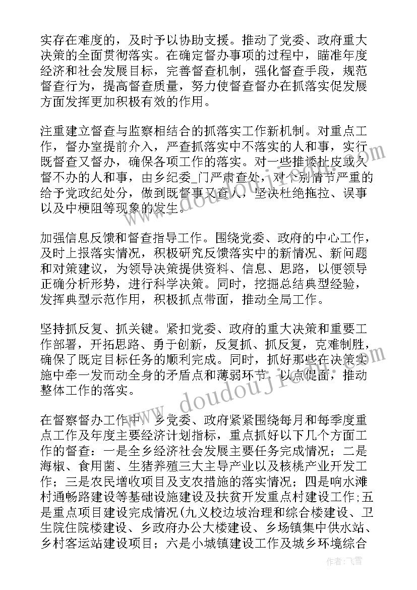 乡镇督查办新年工作计划 乡镇农业执法督查工作计划(大全5篇)