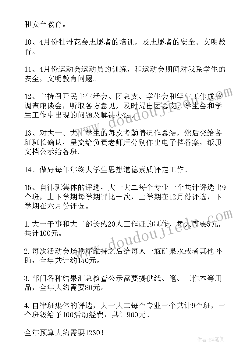 2023年委员会工作计划 自律委员会工作计划(模板6篇)