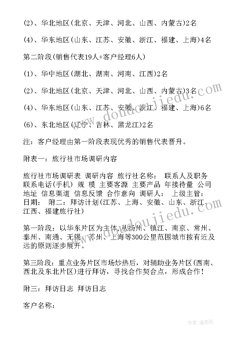 旅游门市的工作计划 旅游销售工作计划(通用9篇)