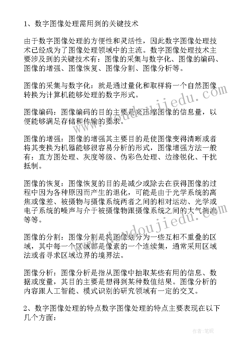 2023年机器视觉工作总结(模板5篇)