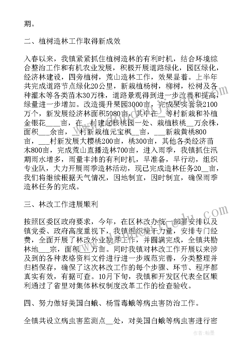 林业工作站工作总结报告 林业工作总结(精选7篇)