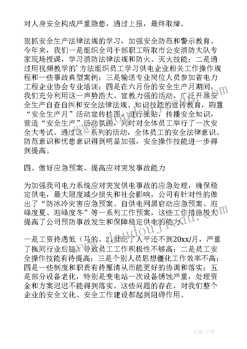 最新电力设施保护工作开展情况 电力公司年度工作总结(实用7篇)