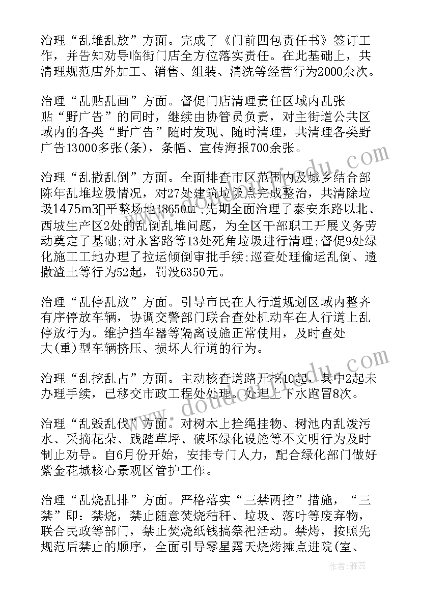 最新城管上半年个人工作总结(实用7篇)