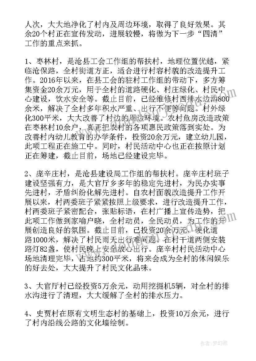 最新农村供水网改造工作总结汇报 农村面貌改造提升工作总结(模板5篇)