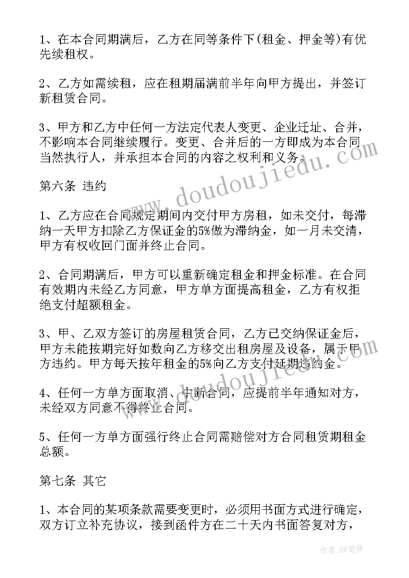 2023年租赁品质店铺合同下载 店铺租赁合同(优秀7篇)