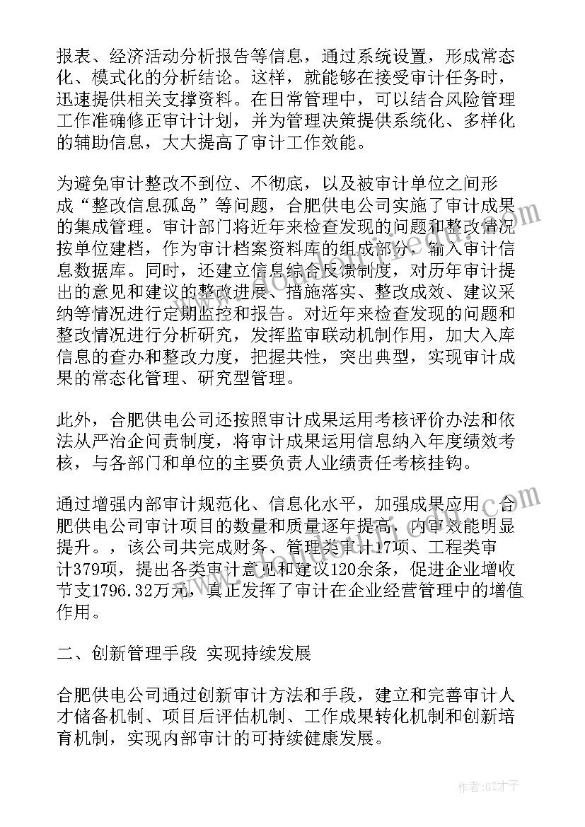 2023年脱贫办内部审计工作总结报告(通用5篇)