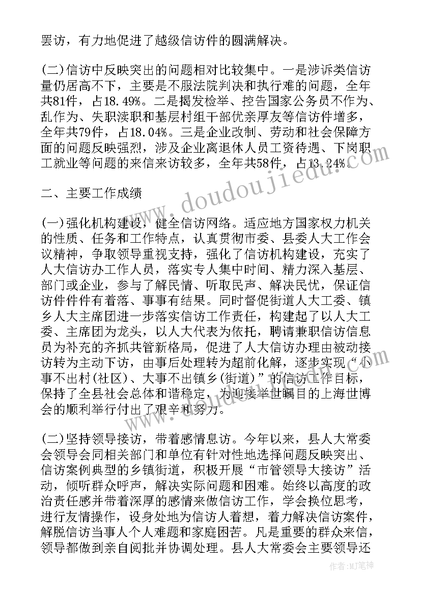 2023年人大年度工作总结标题(通用5篇)