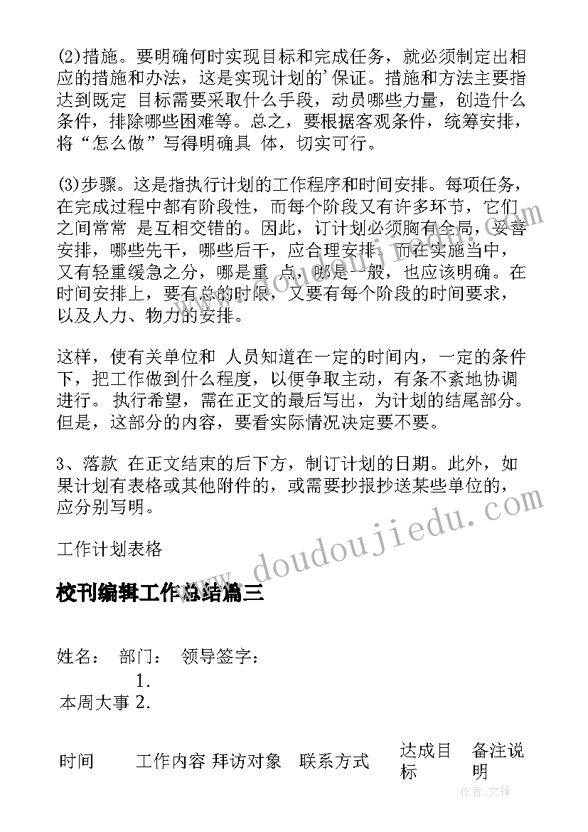 校刊编辑工作总结(优秀5篇)