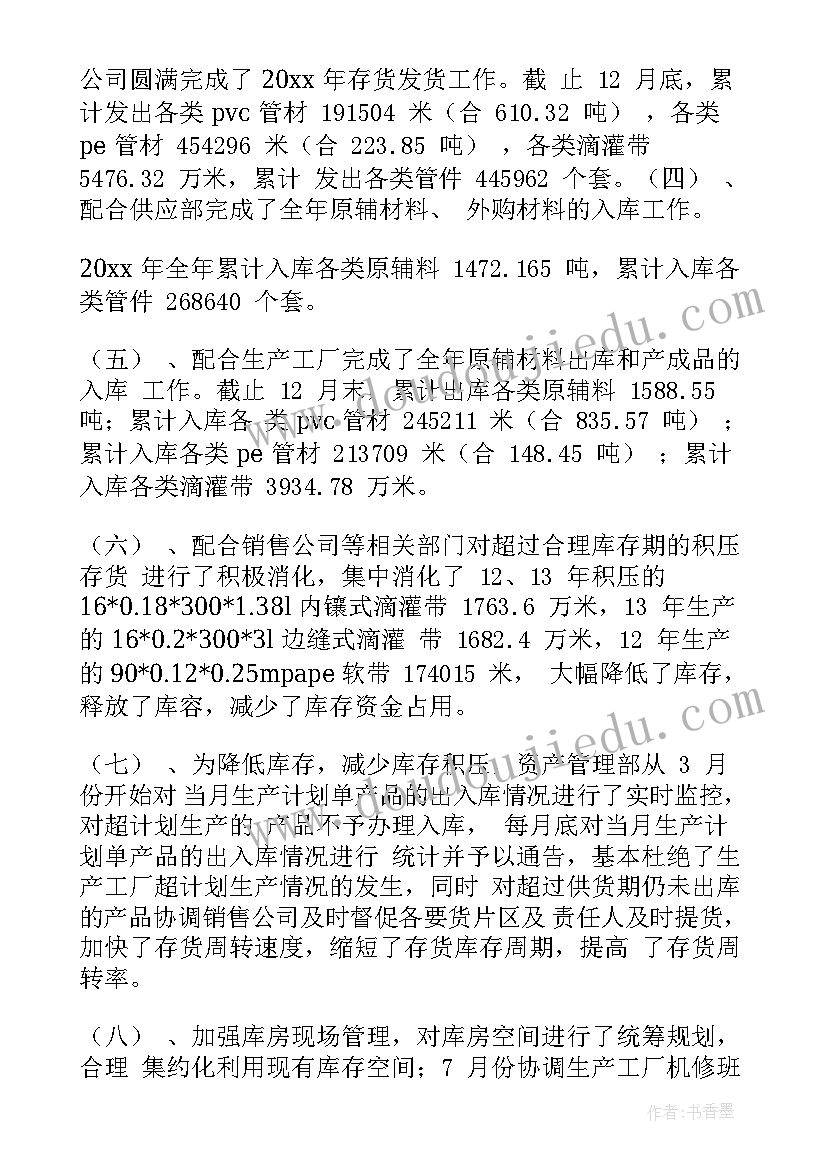 2023年资产管理年报工作总结报告(大全8篇)