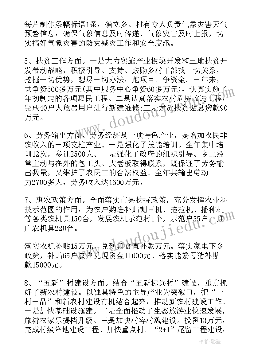 2023年欧洲工作语言 乡镇工作总结文案(精选8篇)