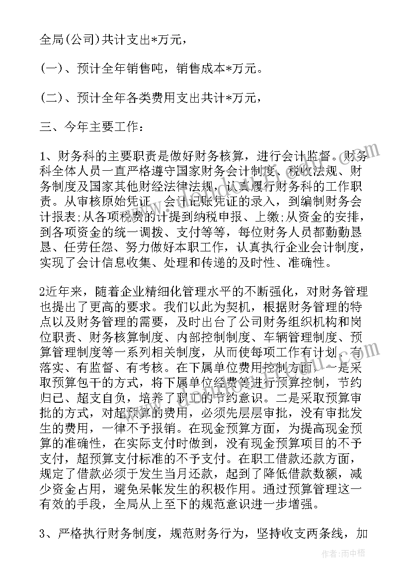 工作总结和计划企业 企业财务工作总结与计划(优质9篇)