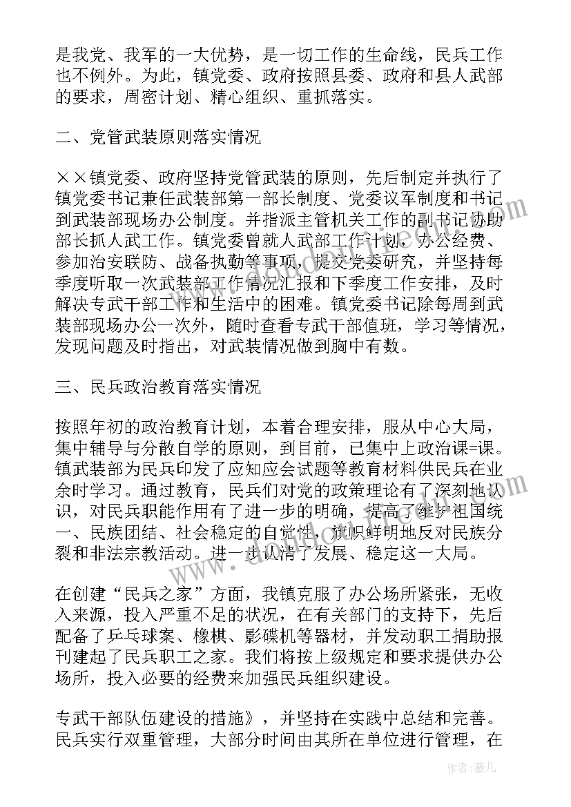 民兵点验工作总结报告 民兵走访工作总结(通用7篇)