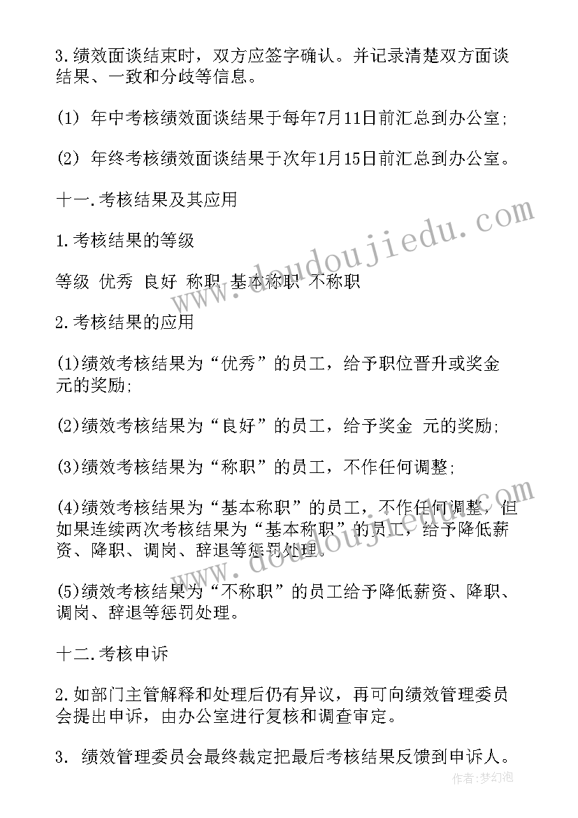 年度绩效考核工作汇报 员工年度绩效考核(大全8篇)