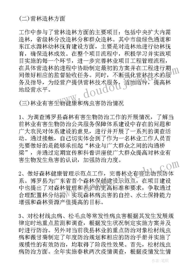 2023年林业的工作总结 林业部门工作总结(通用8篇)