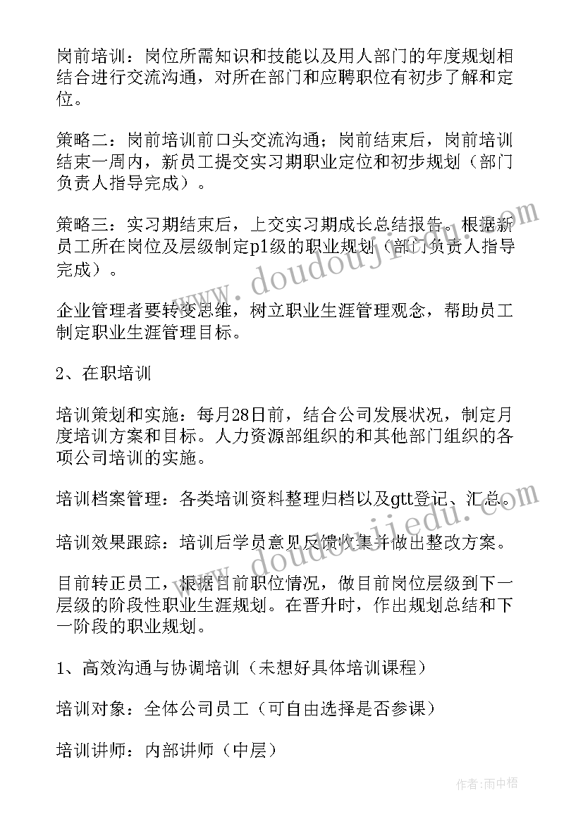 2023年培训后的工作计划(汇总7篇)