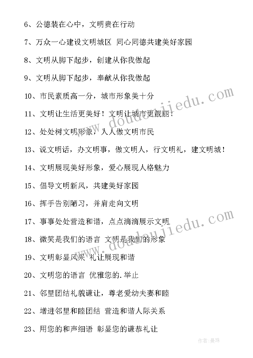 最新增城区规划 城区的宣传标语(优质6篇)