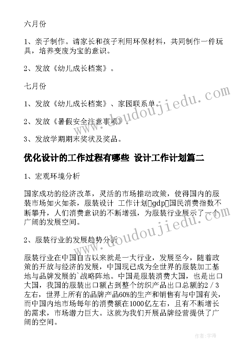 2023年优化设计的工作过程有哪些 设计工作计划(实用9篇)