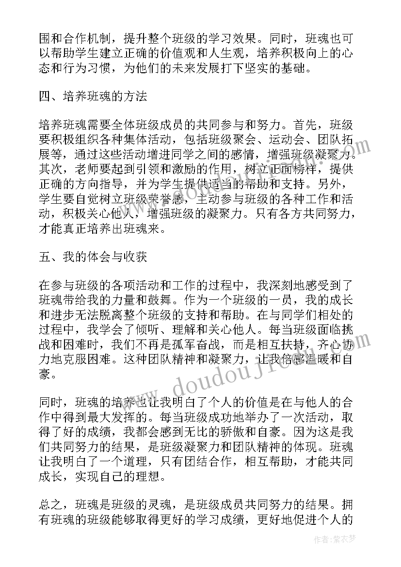 最新读班魂有感 班魂心得体会(精选7篇)