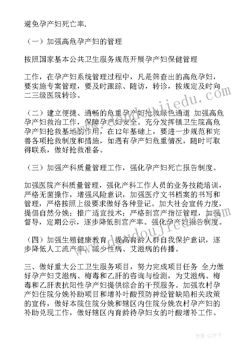 2023年村卫生室营养包工作总结 乡镇卫生院妇幼工作计划(优秀5篇)