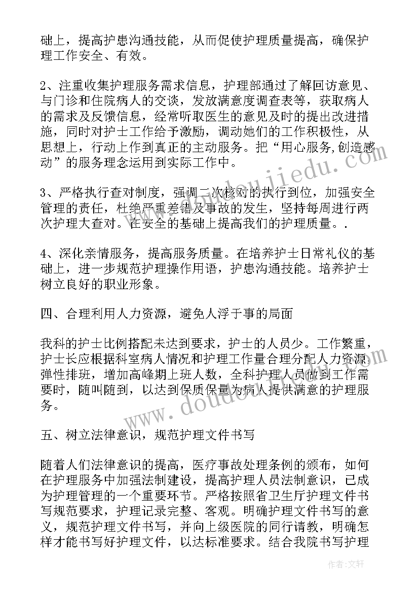 2023年护理工作计划审核内容 护理工作计划(模板7篇)