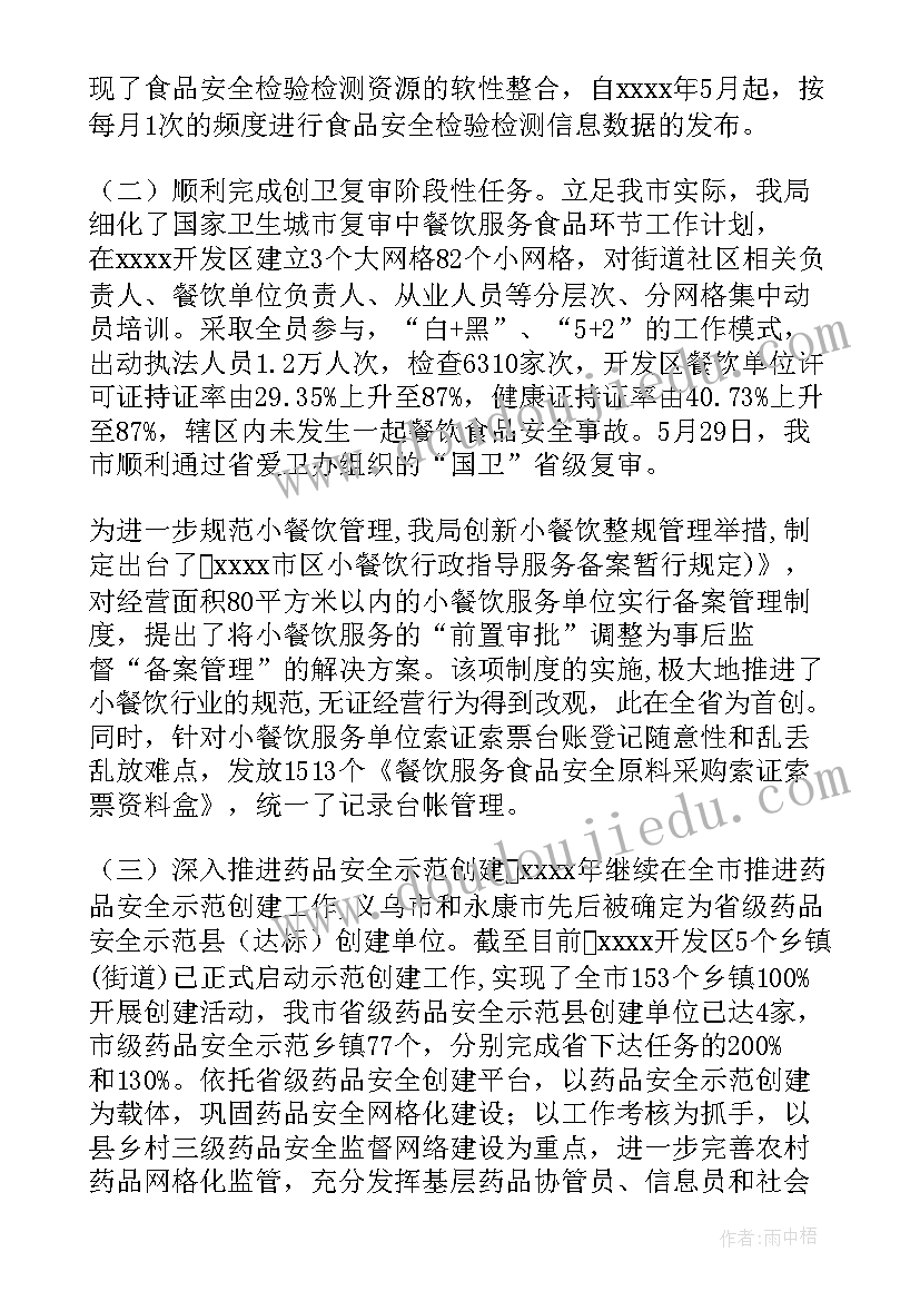 2023年加强药品质量监管 市食品药品监管局工作总结(实用5篇)