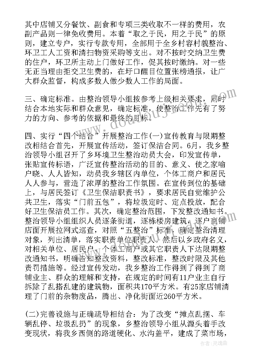 2023年国土整治项目 专项整治工作总结(优质5篇)