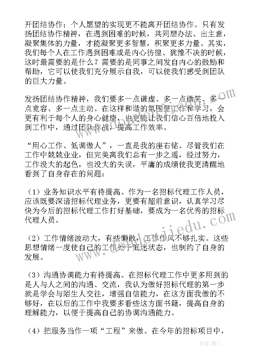 药品招投标工作 招标代理工作总结(优秀5篇)