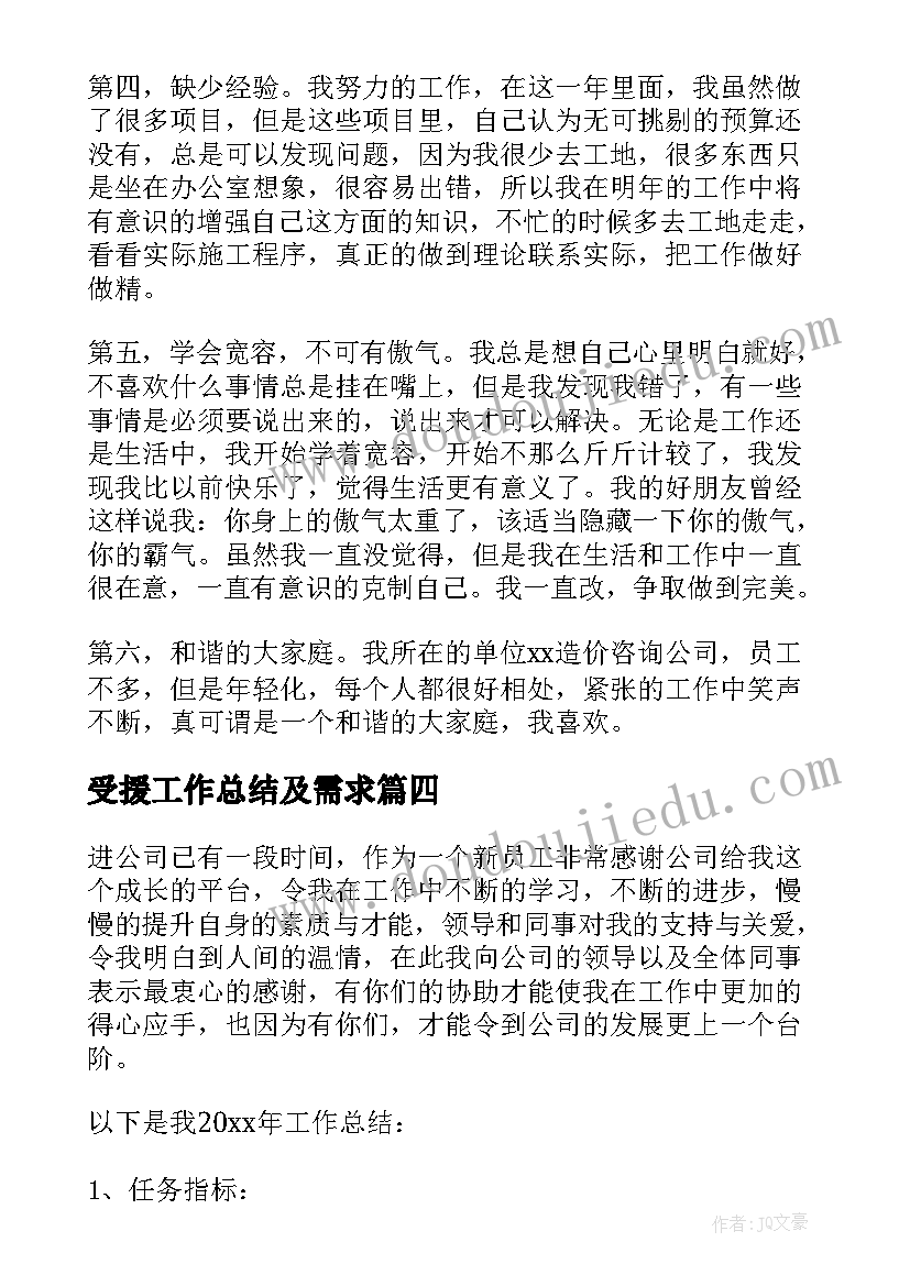 2023年受援工作总结及需求 顾问年终工作总结(优质6篇)