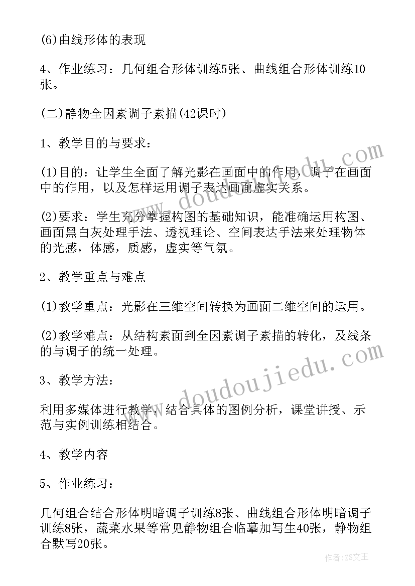 美术调研组工作计划(精选5篇)