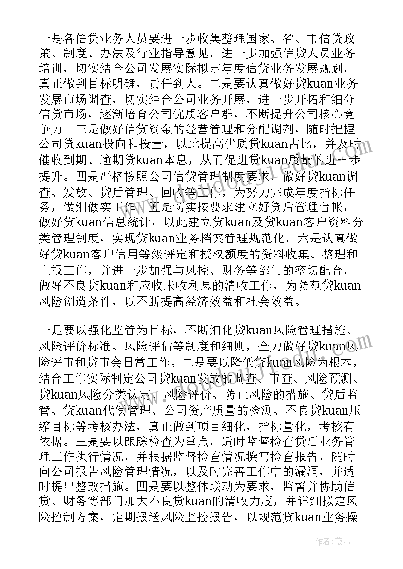 2023年个人信贷工作总结及计划(优秀5篇)