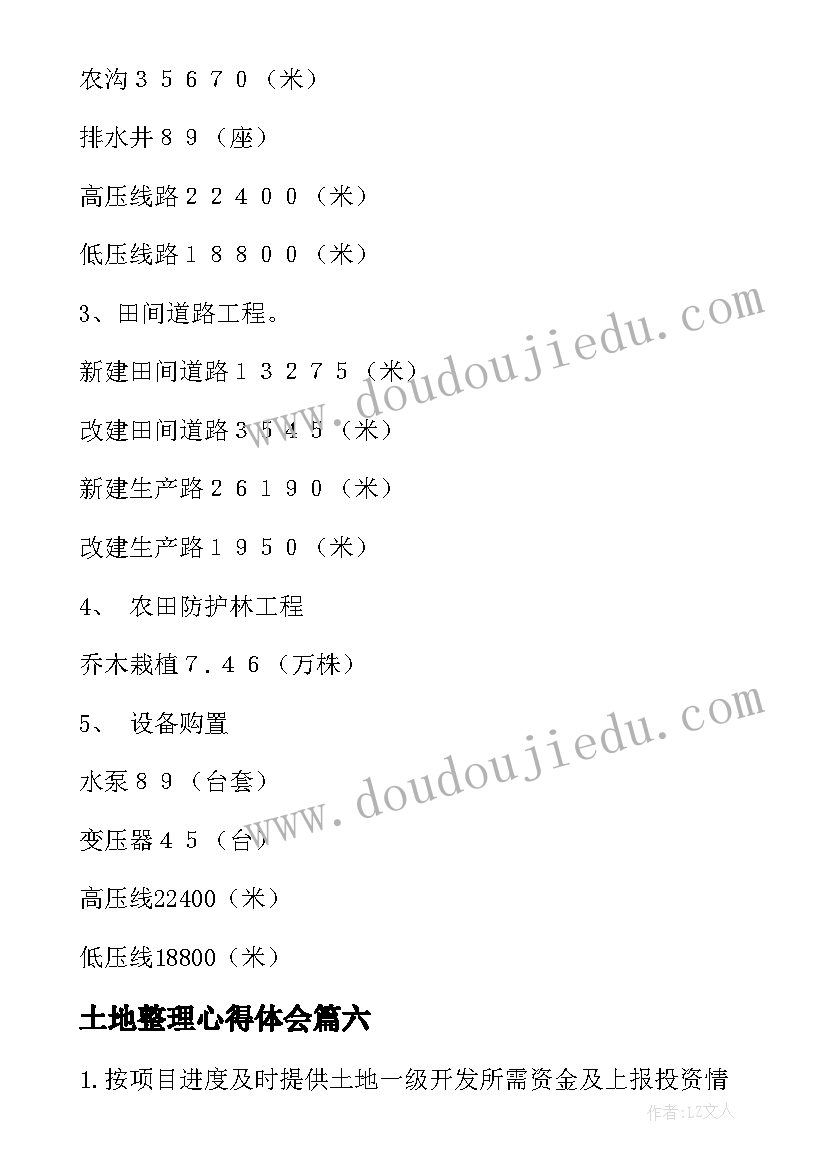 最新土地整理心得体会(实用8篇)