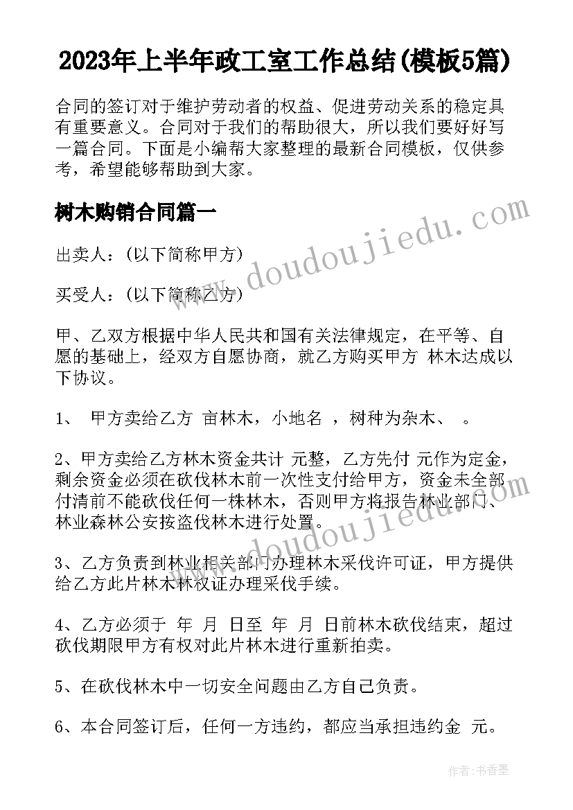 2023年上半年政工室工作总结(模板5篇)