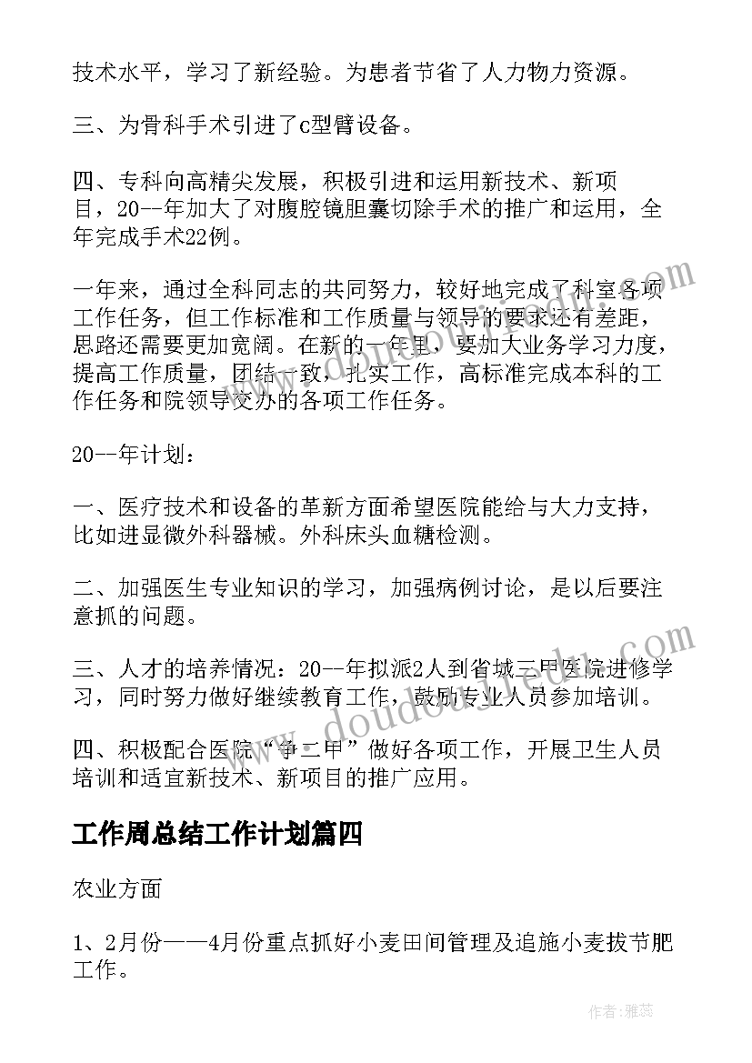 最新工作周总结工作计划 工作计划总结工作计划(汇总9篇)