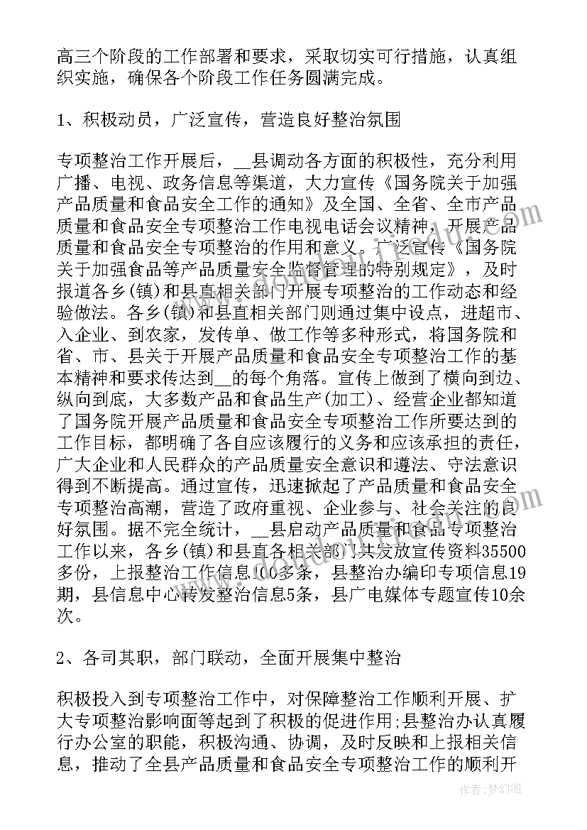 2023年专项工作年度总结(实用7篇)