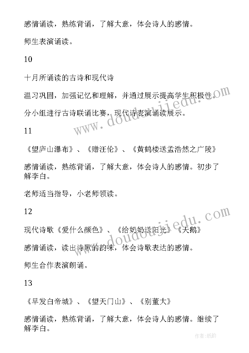 二上语文教学工作计划 语文工作计划(优质10篇)