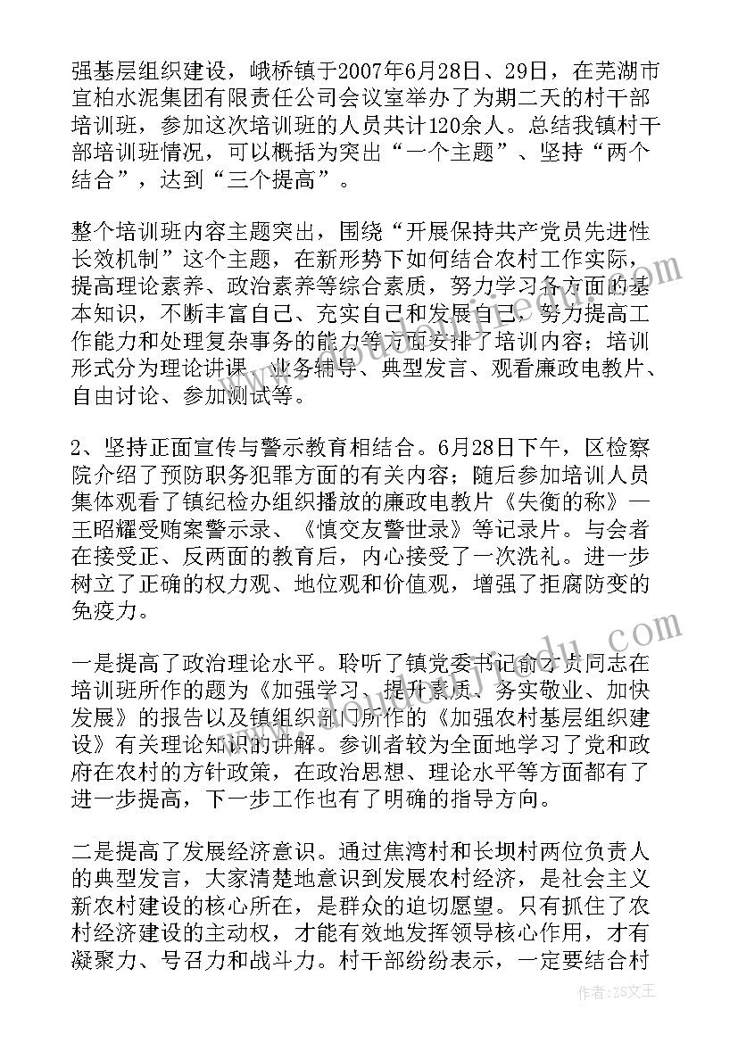 最新农村委员干部工作总结报告(大全6篇)