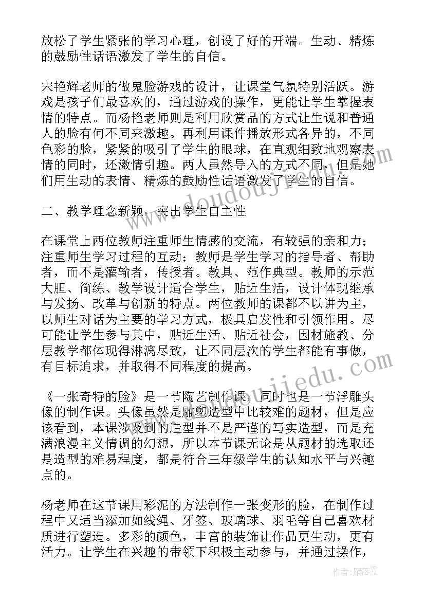 最新美术听课感言(模板5篇)