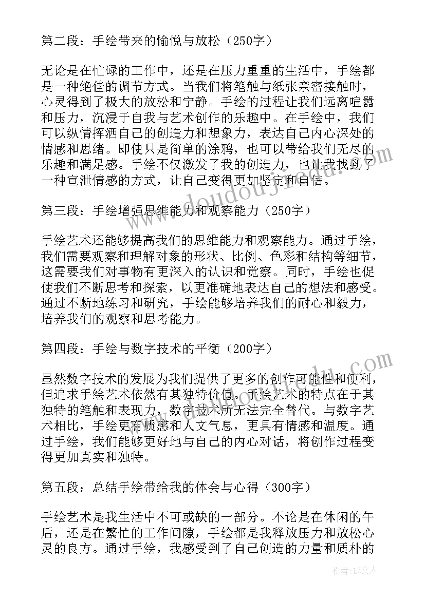 2023年手绘课程心得体会 手绘学习心得体会(优秀5篇)