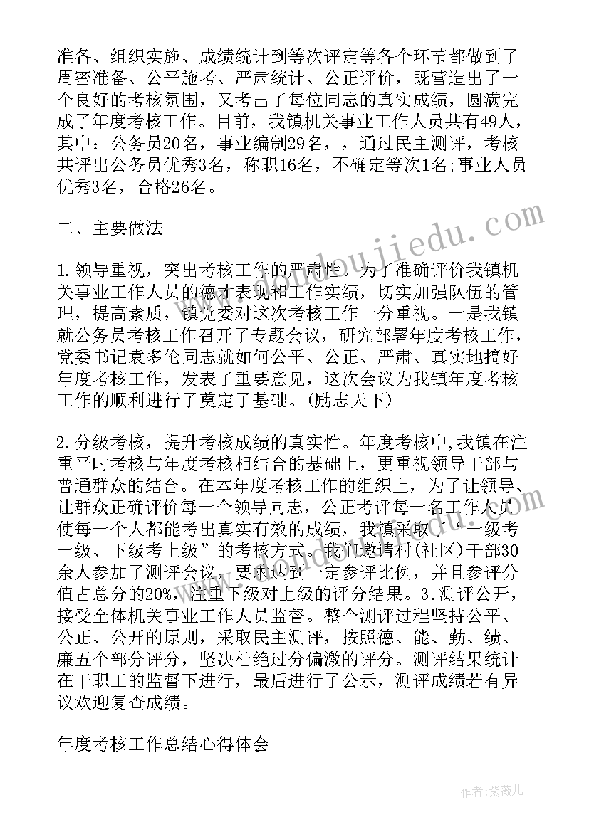 考核工作心得体会最后一段(模板5篇)