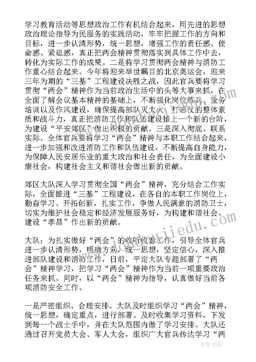 消防一周思想汇报(优质8篇)