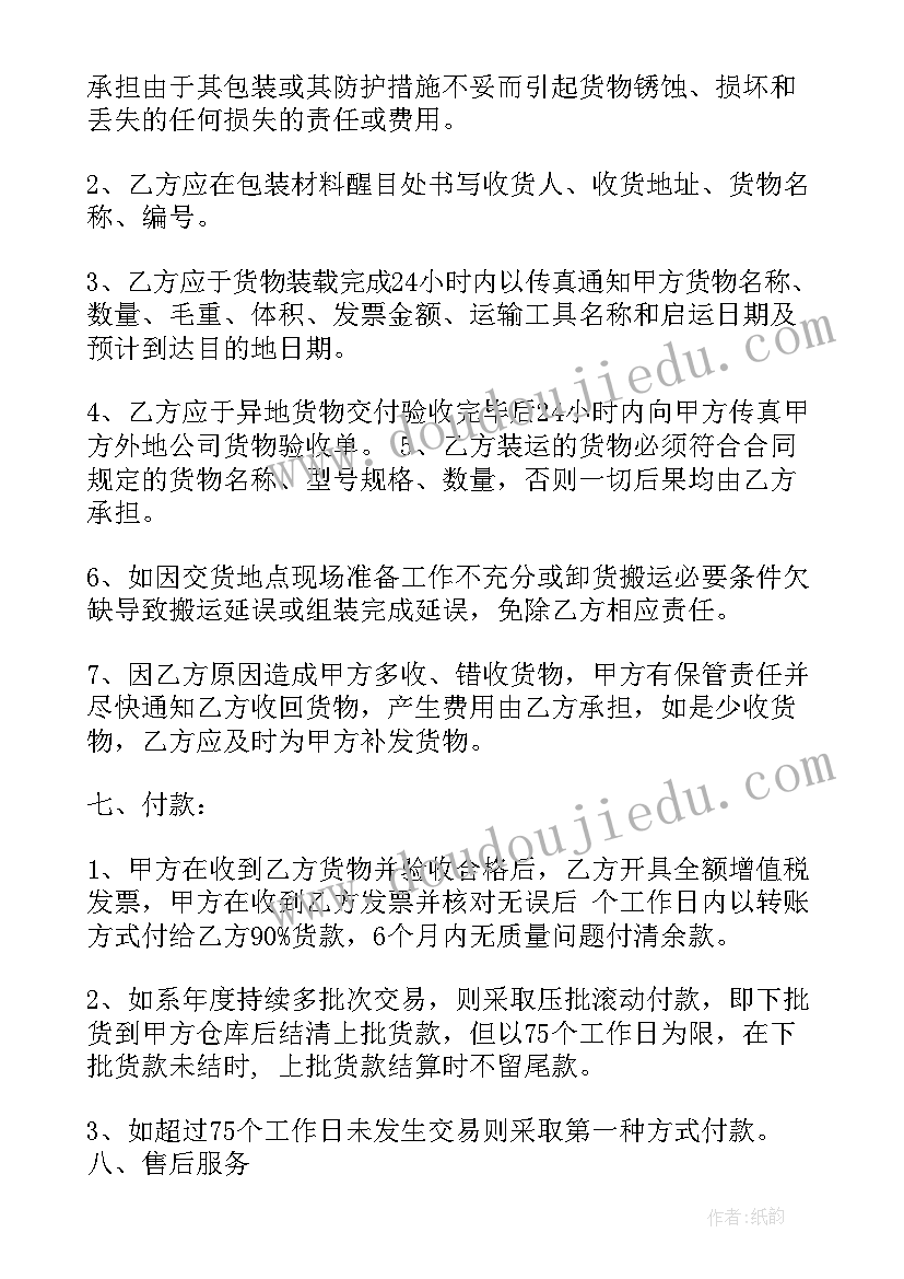 2023年家具钣金采购合同(模板5篇)