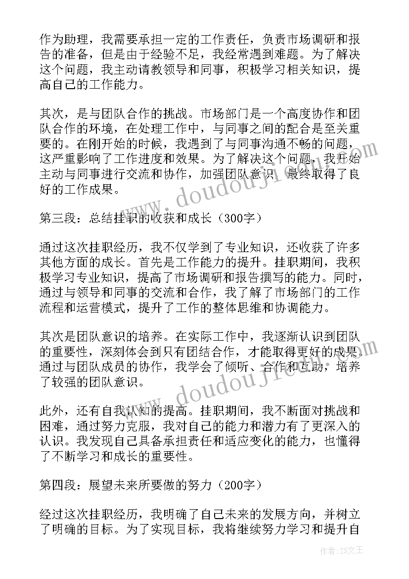 2023年个人挂职心得体会(优秀5篇)