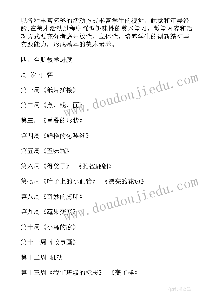 2023年二年级美术学科计划人教版 二年级美术学科教学计划(优质8篇)