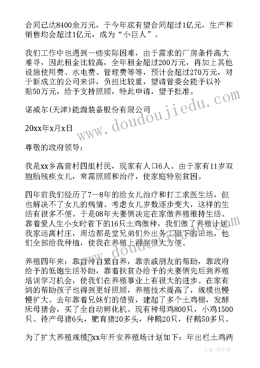 最新财政扶持资金申请报告(汇总5篇)