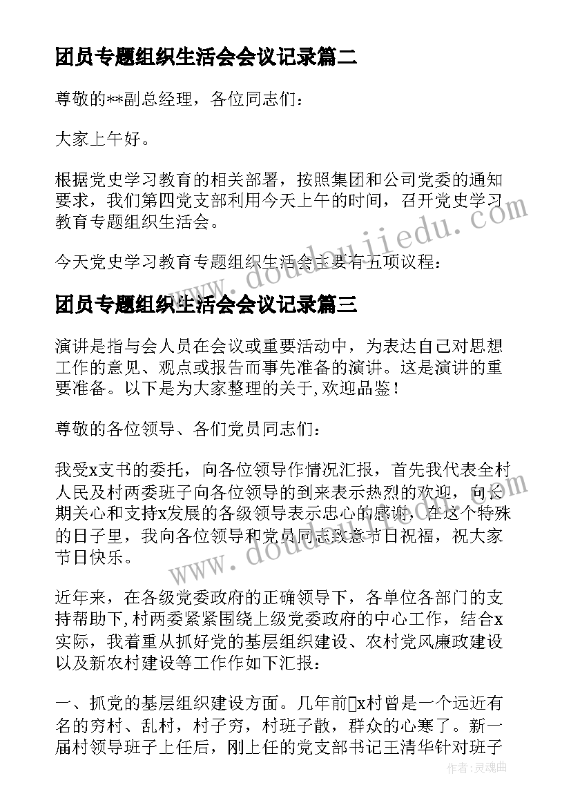 团员专题组织生活会会议记录 团员专题组织生活会个人发言提纲(优秀5篇)