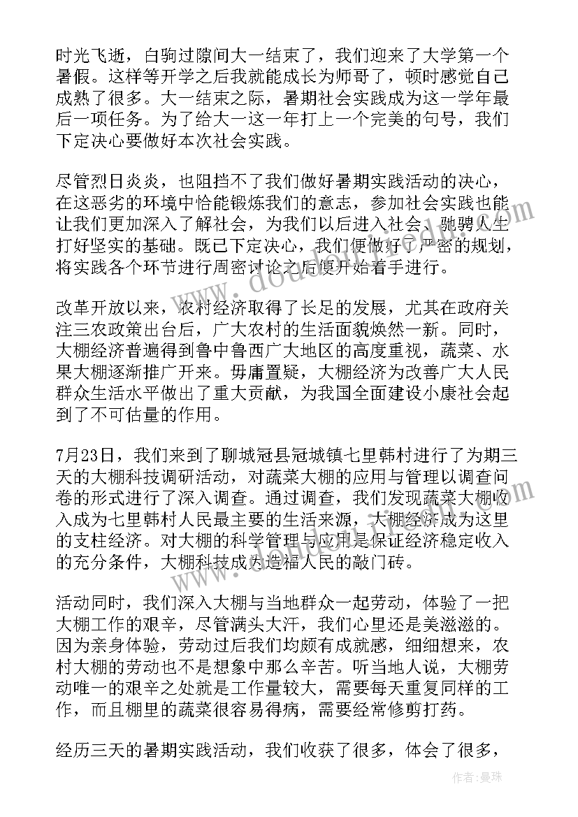 最新大学生暑期实践活动策划书(精选6篇)