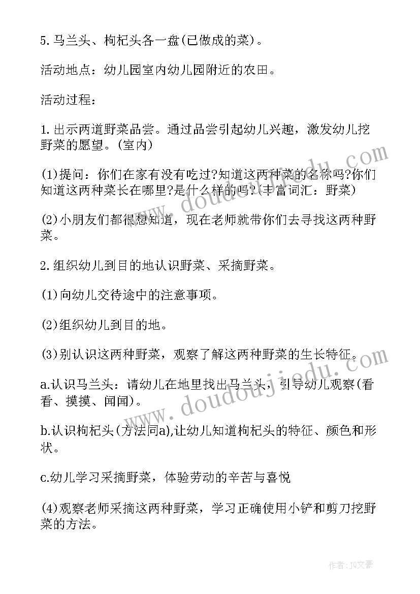 幼儿外出活动方案(汇总5篇)