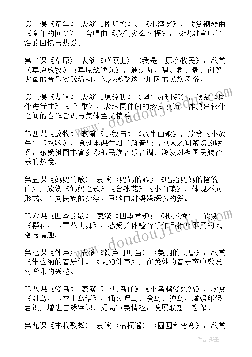 2023年小学三年级音乐工作计划 三年级音乐教学计划(优质5篇)